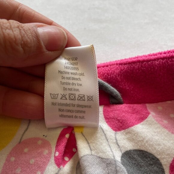 Gymboree Pink Fleece A-line Coat size 12-18 Months - Picture 7 of 8
